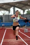 Eleanor Owen (Vale Roya) senior womens triple jump, Northern Championships, Sport City, Manchester